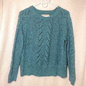 LOFT Robins-Egg Blue Knit Sweater